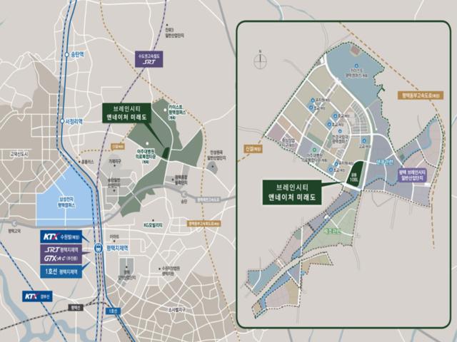평택 브레인시티 앤네이처 입지